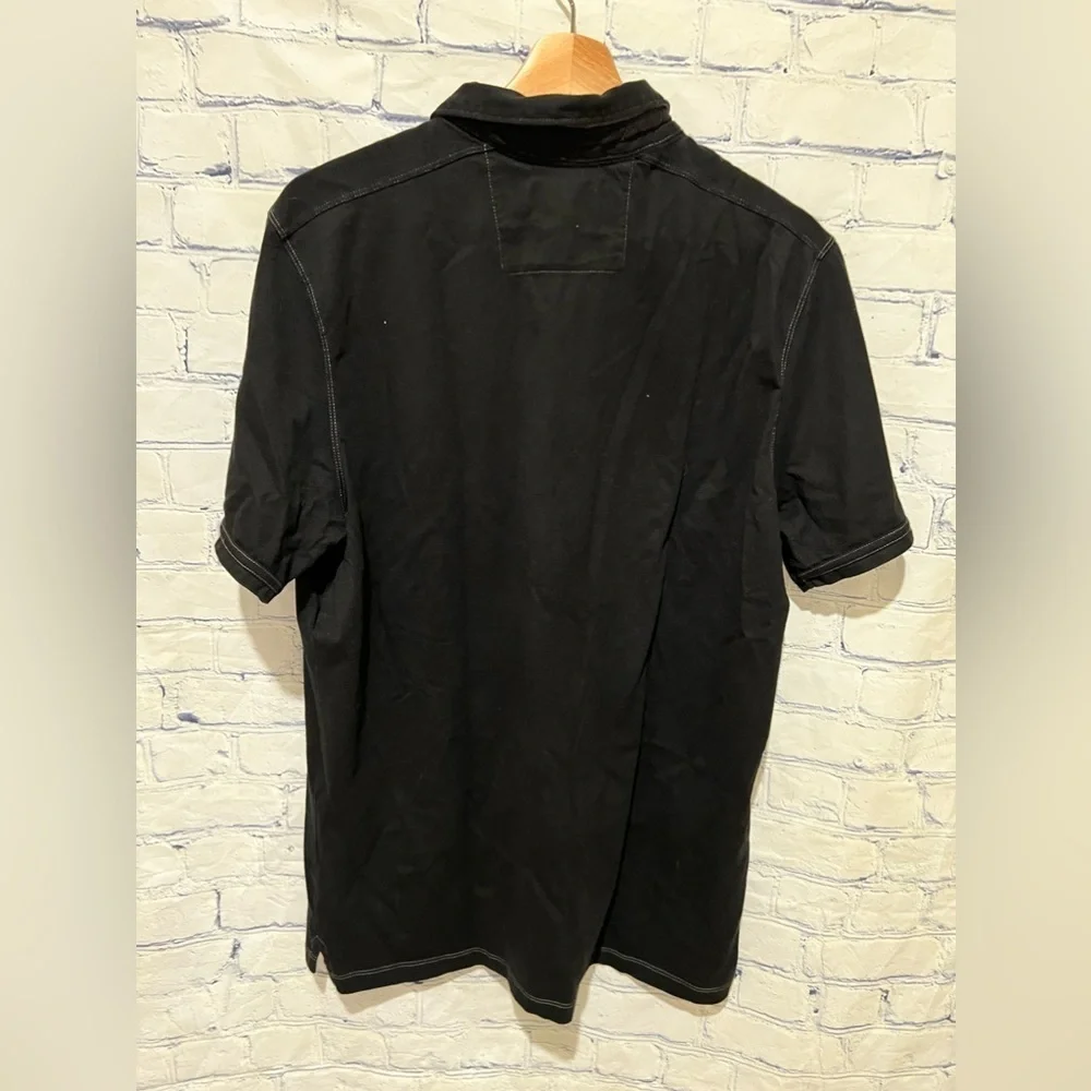 Banana Republic Fitted Pima Polo Womens L Golf Activewear Cotton Casual Shirt